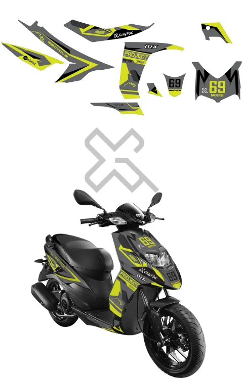 Aprilia SR150 OTX Project Sticker | Aprilia SR125 Full Body Wrap